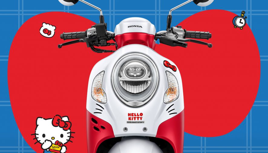 สาวกคิตตี้ ห้ามพลาด! ‘Honda Scoopy Hello Kitty Limited Edition’