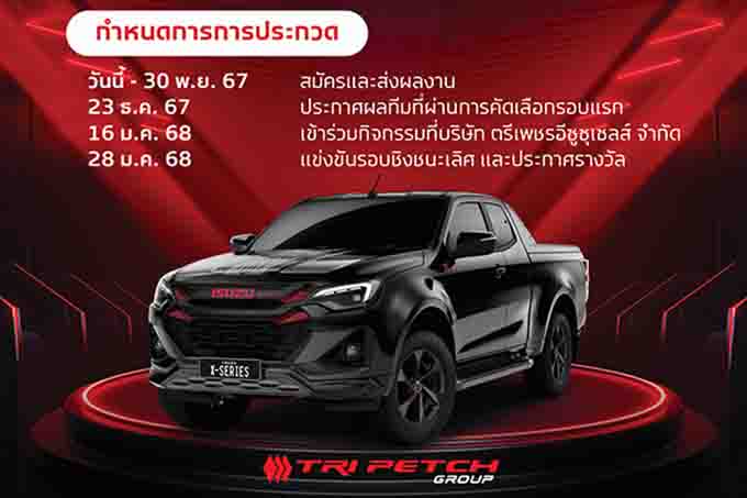 “กลุ่มตรีเพชร” ชวนเยาวชนรุ่นใหม่ โชว์ไอเดียแผนการตลาด “Bring D-Max to the Next Level”   