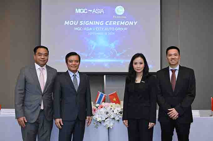 MGC-ASIA จัดพิธีลงนาม MOU กับ CITY AUTO GROUP ประเทศเวียดนาม