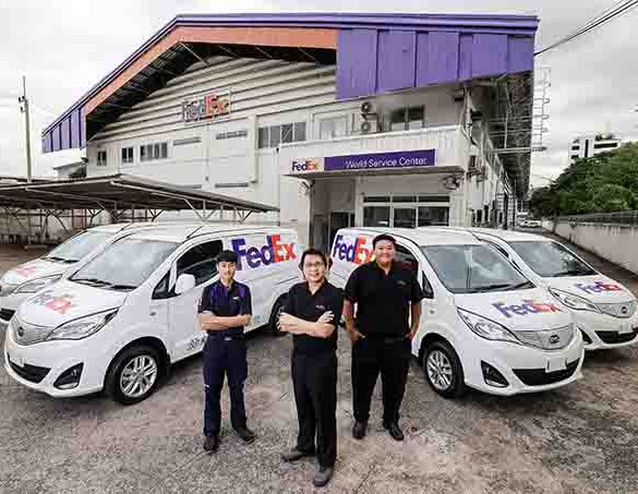 FedEx เสริมทัพรถยนต์ไฟฟ้าในประเทศไทย