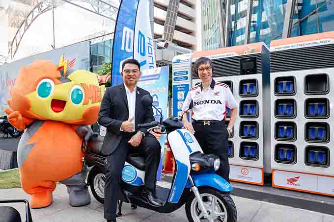 MEA x Thai Honda ผสานความร่วมมือ ในงาน SWAP to ZERO: Innovating for Carbon-free future