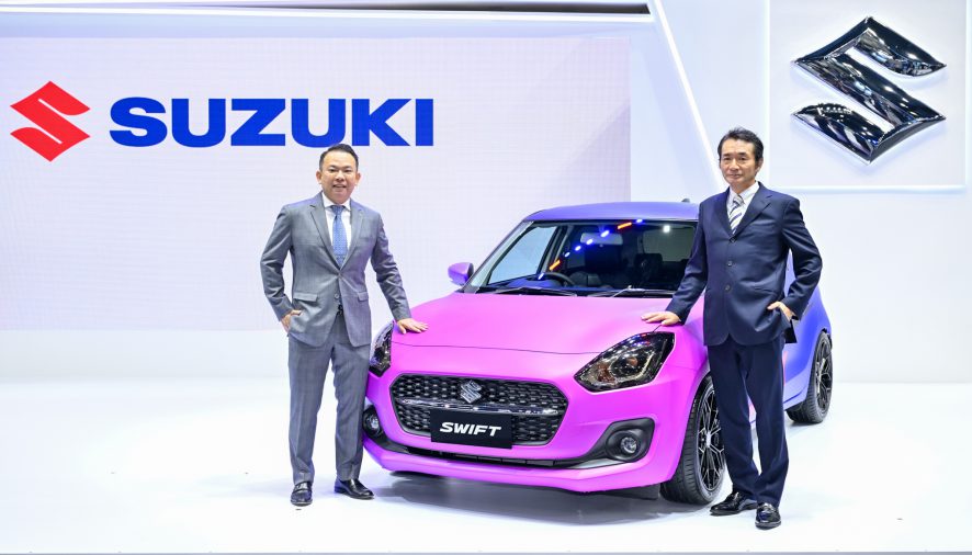  SUZUKI SWIFT นำทัพขบวนรถเข้างาน Motor Expo 2024